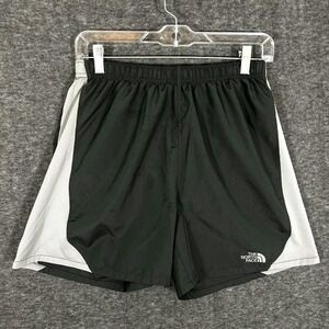 The North Face Short Mens Size Small 2 Tone Gray Lined Jog Run Zip Pocket 5"